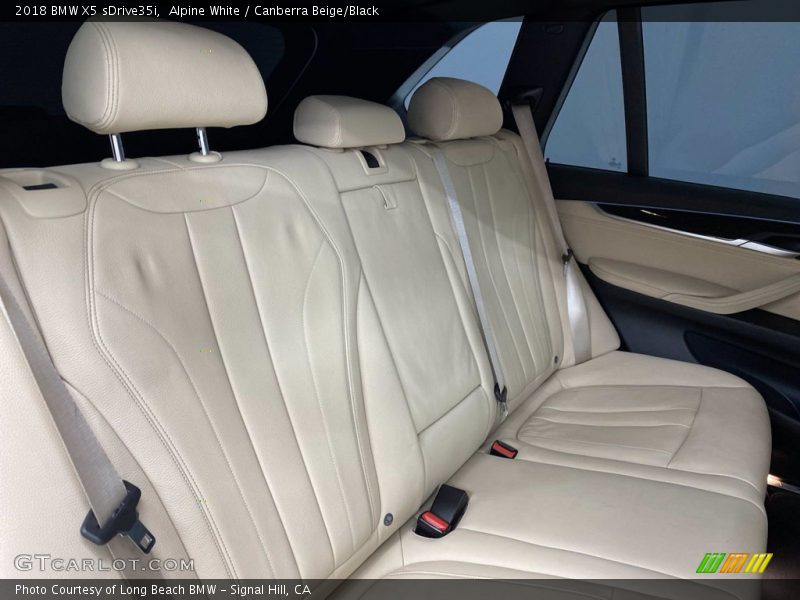 Alpine White / Canberra Beige/Black 2018 BMW X5 sDrive35i