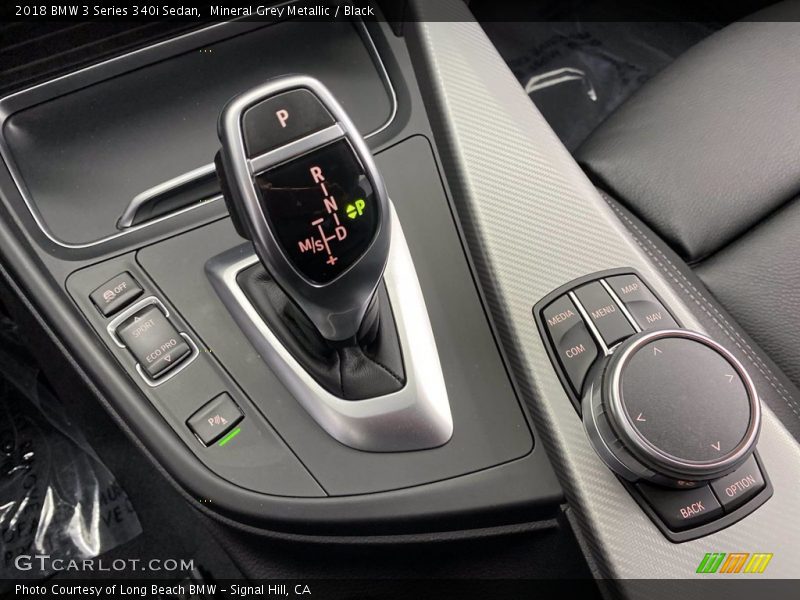 Mineral Grey Metallic / Black 2018 BMW 3 Series 340i Sedan