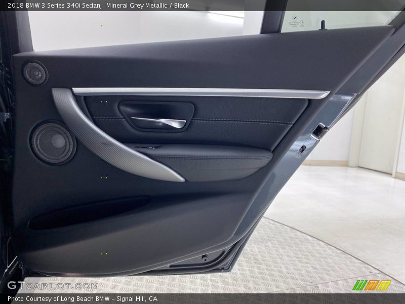 Mineral Grey Metallic / Black 2018 BMW 3 Series 340i Sedan
