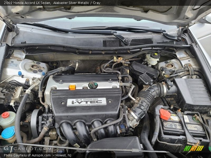 Alabaster Silver Metallic / Gray 2009 Honda Accord LX Sedan