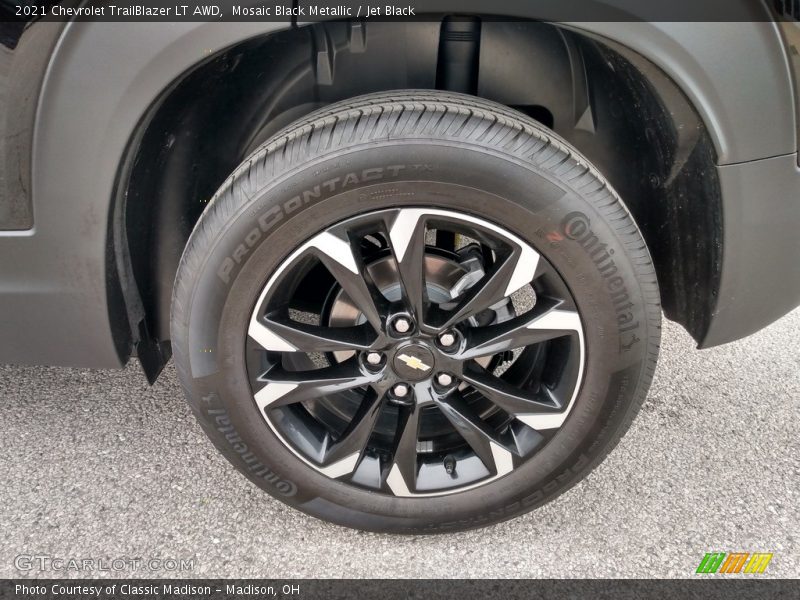 Mosaic Black Metallic / Jet Black 2021 Chevrolet TrailBlazer LT AWD
