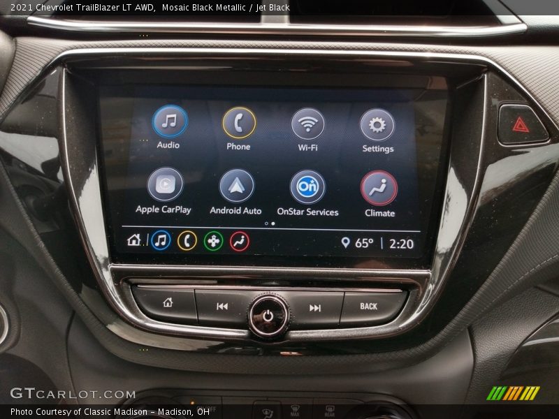 Mosaic Black Metallic / Jet Black 2021 Chevrolet TrailBlazer LT AWD
