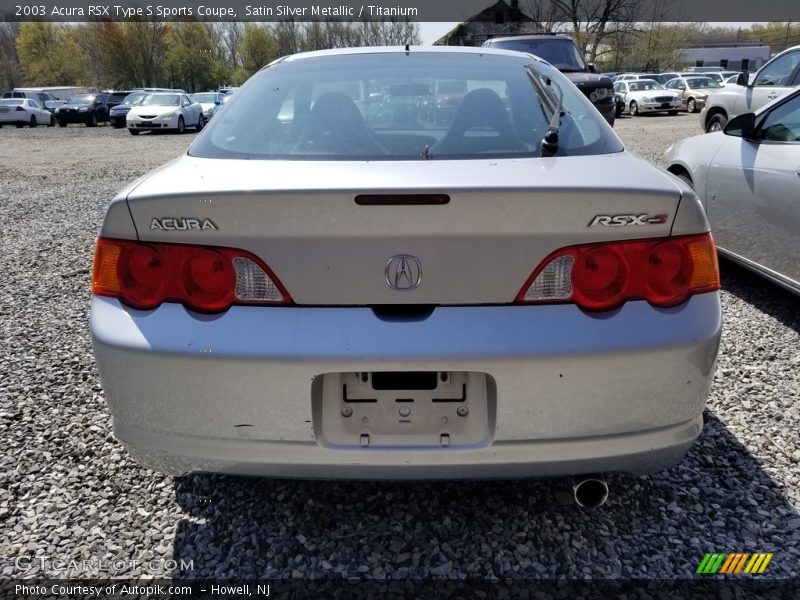 Satin Silver Metallic / Titanium 2003 Acura RSX Type S Sports Coupe