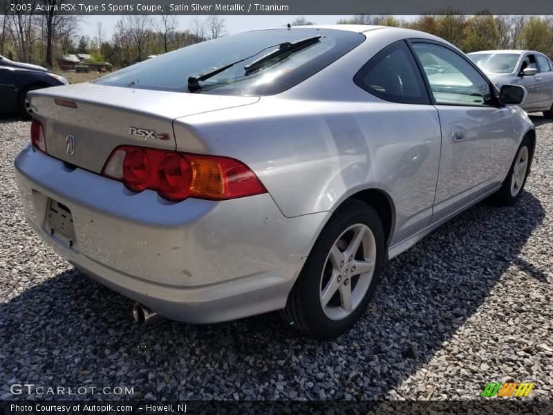 Satin Silver Metallic / Titanium 2003 Acura RSX Type S Sports Coupe