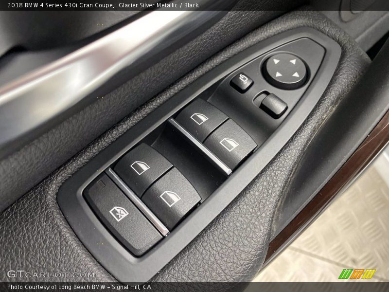 Glacier Silver Metallic / Black 2018 BMW 4 Series 430i Gran Coupe
