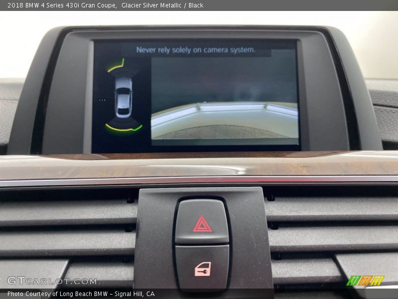 Glacier Silver Metallic / Black 2018 BMW 4 Series 430i Gran Coupe