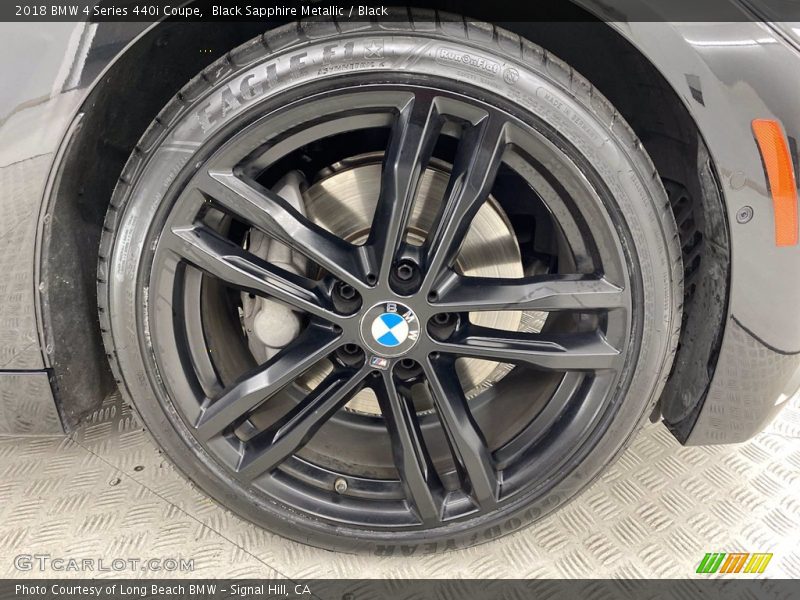 Black Sapphire Metallic / Black 2018 BMW 4 Series 440i Coupe