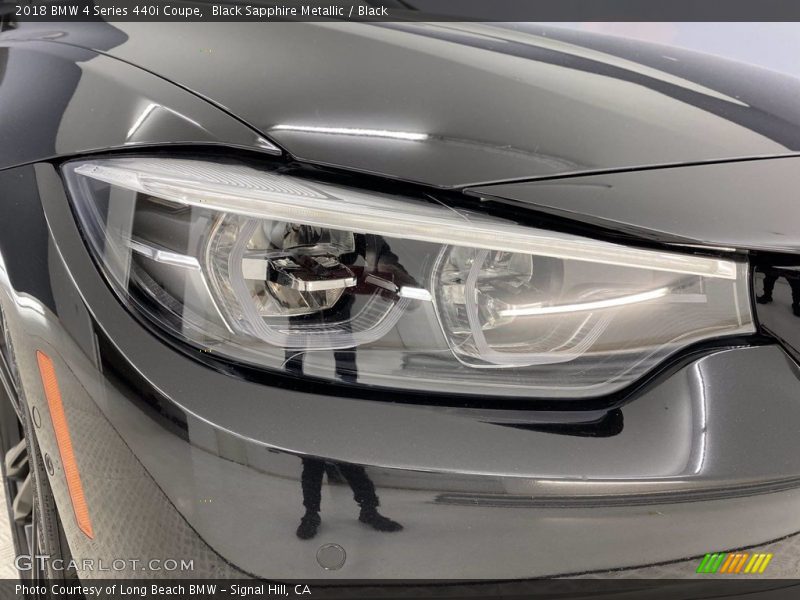 Black Sapphire Metallic / Black 2018 BMW 4 Series 440i Coupe