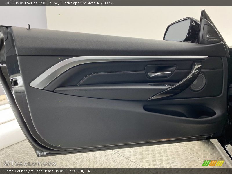 Black Sapphire Metallic / Black 2018 BMW 4 Series 440i Coupe