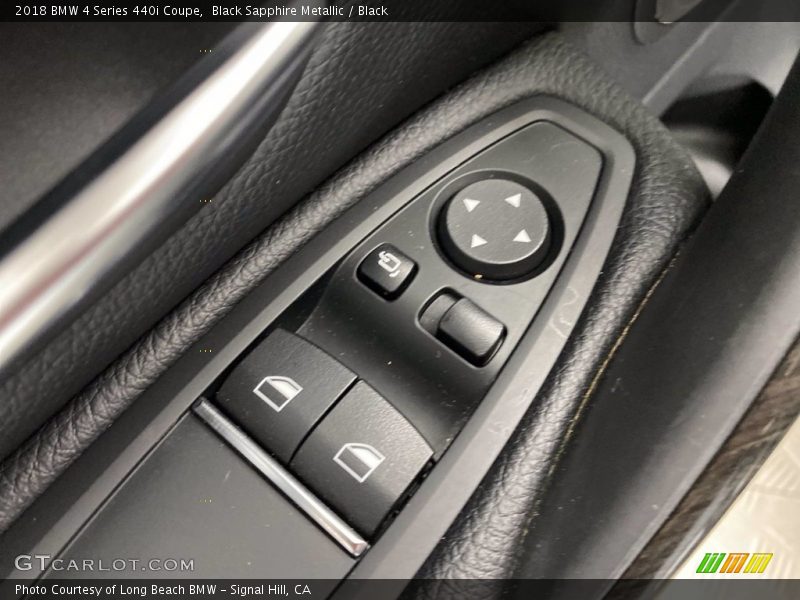 Black Sapphire Metallic / Black 2018 BMW 4 Series 440i Coupe