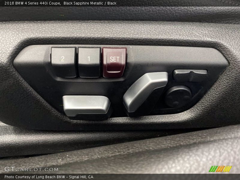 Black Sapphire Metallic / Black 2018 BMW 4 Series 440i Coupe