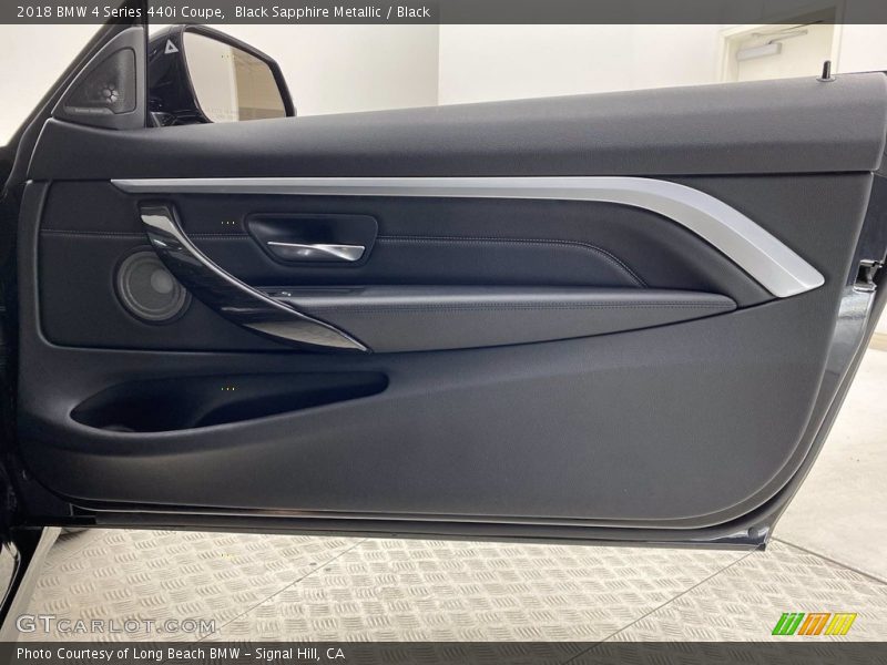Black Sapphire Metallic / Black 2018 BMW 4 Series 440i Coupe