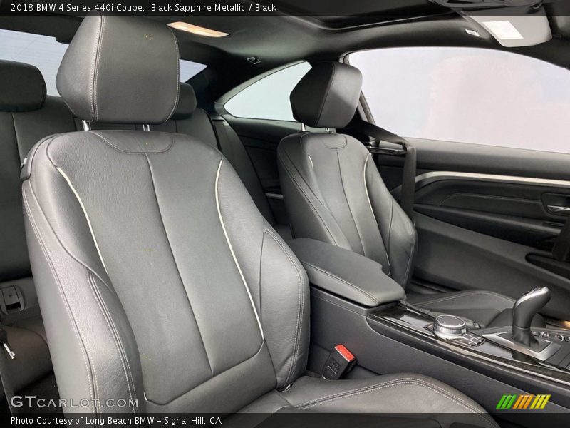 Black Sapphire Metallic / Black 2018 BMW 4 Series 440i Coupe