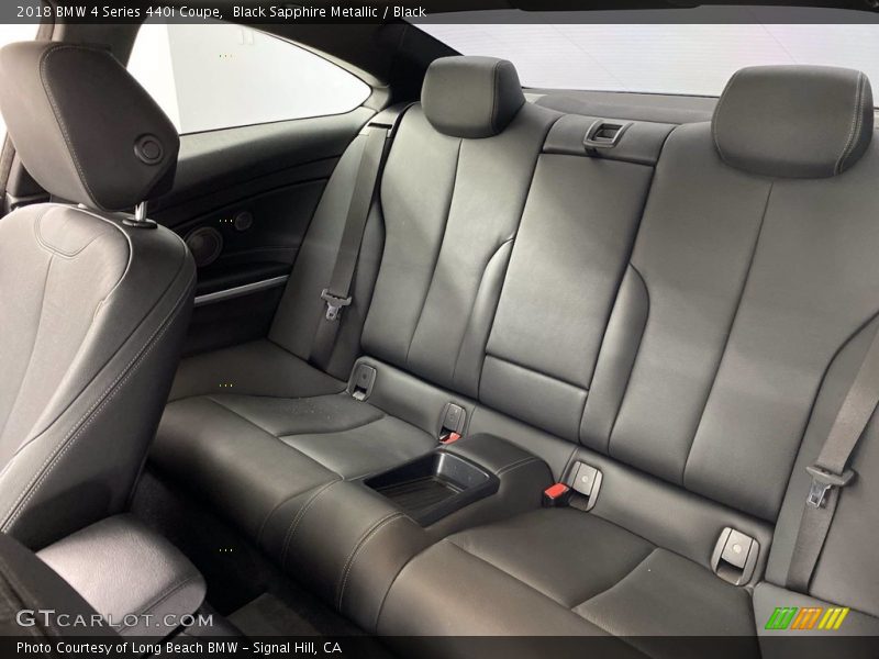 Black Sapphire Metallic / Black 2018 BMW 4 Series 440i Coupe