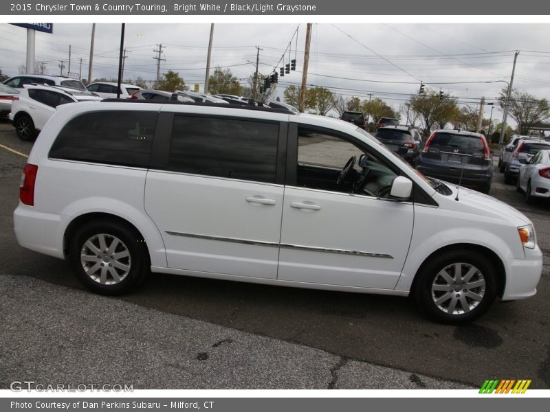 Bright White / Black/Light Graystone 2015 Chrysler Town & Country Touring