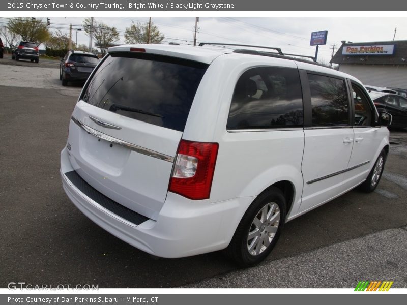 Bright White / Black/Light Graystone 2015 Chrysler Town & Country Touring