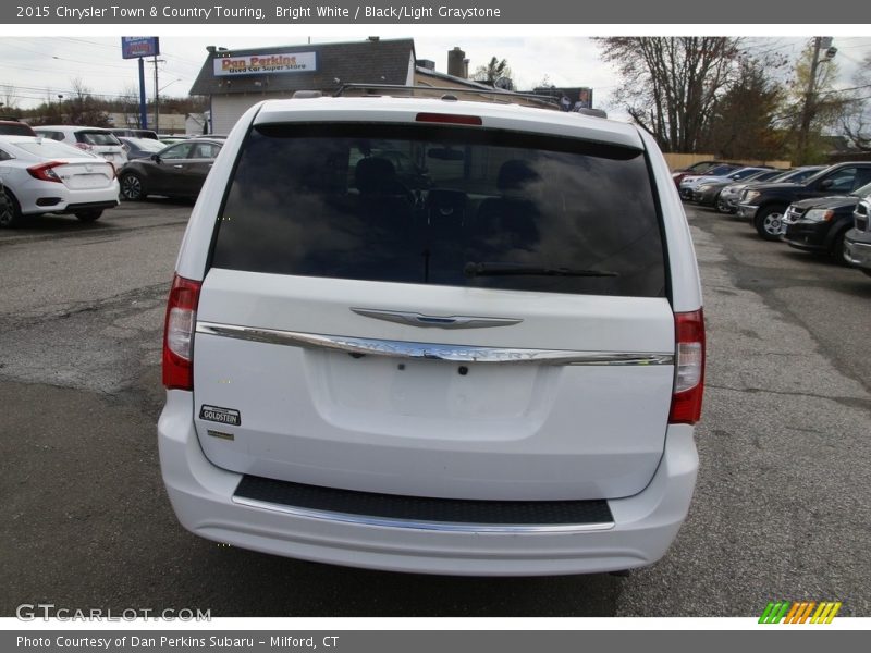 Bright White / Black/Light Graystone 2015 Chrysler Town & Country Touring