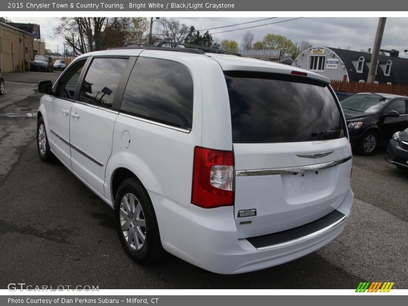 Bright White / Black/Light Graystone 2015 Chrysler Town & Country Touring