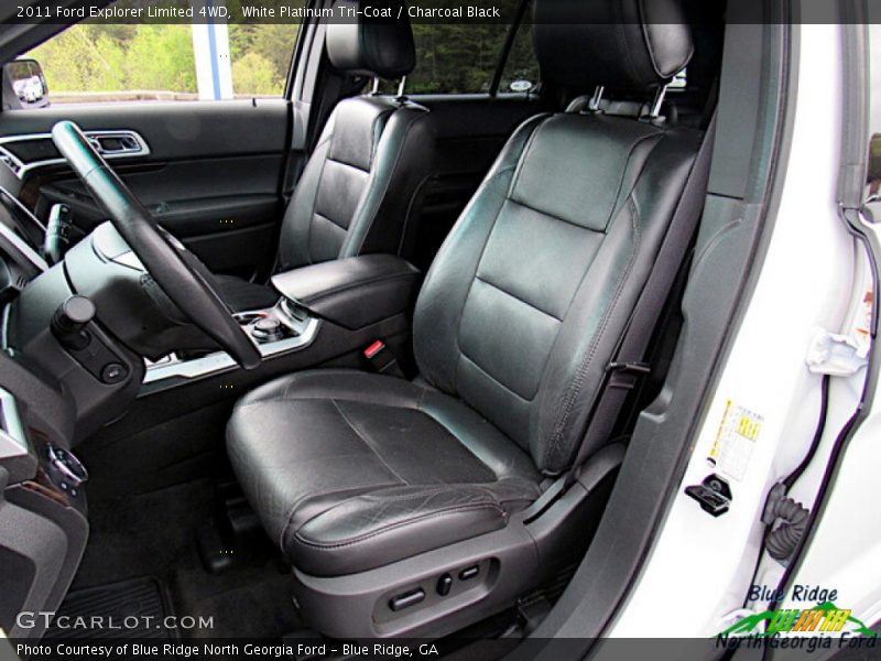 White Platinum Tri-Coat / Charcoal Black 2011 Ford Explorer Limited 4WD