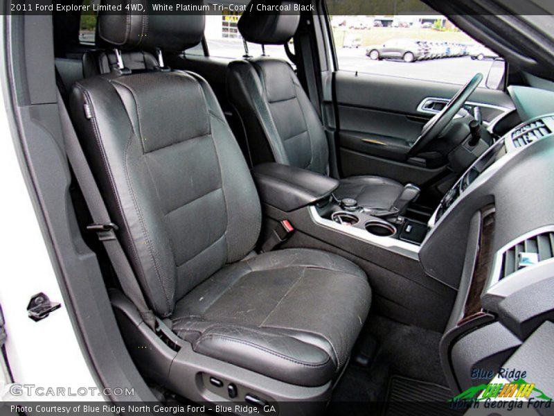 White Platinum Tri-Coat / Charcoal Black 2011 Ford Explorer Limited 4WD