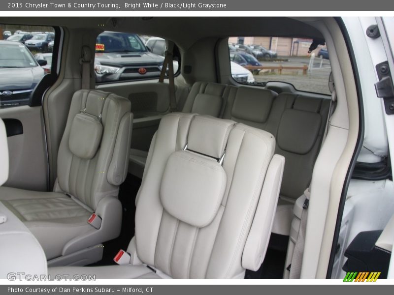 Bright White / Black/Light Graystone 2015 Chrysler Town & Country Touring