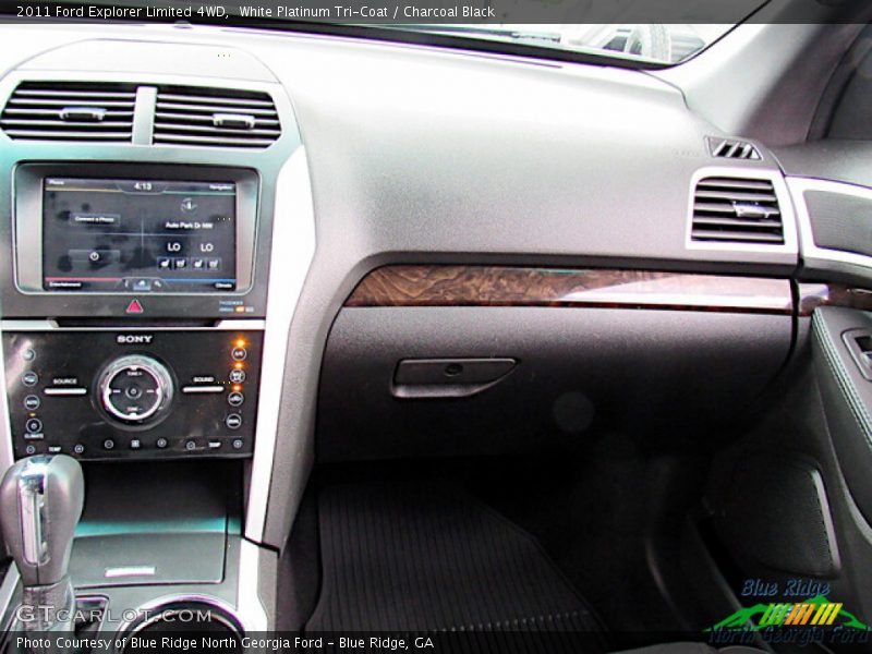 White Platinum Tri-Coat / Charcoal Black 2011 Ford Explorer Limited 4WD