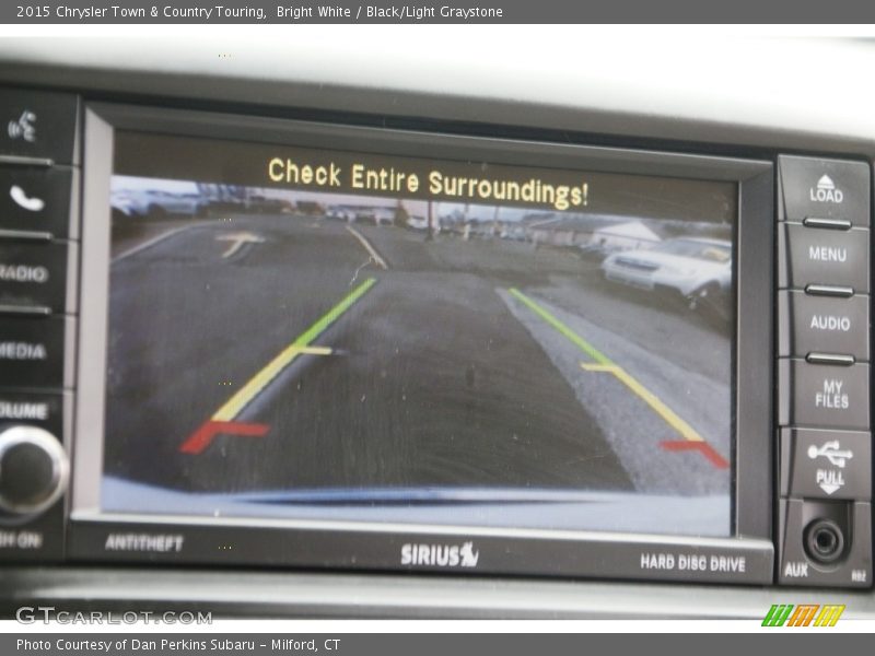 Bright White / Black/Light Graystone 2015 Chrysler Town & Country Touring