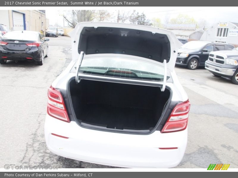 Summit White / Jet Black/Dark Titanium 2017 Chevrolet Sonic Premier Sedan