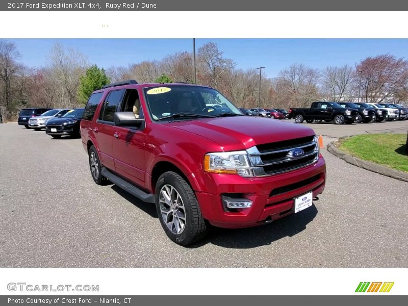 Ruby Red / Dune 2017 Ford Expedition XLT 4x4