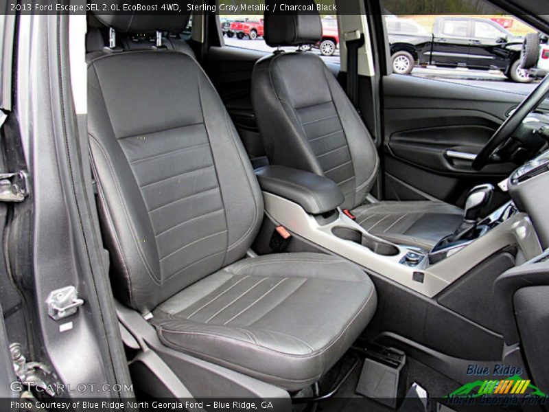 Sterling Gray Metallic / Charcoal Black 2013 Ford Escape SEL 2.0L EcoBoost 4WD