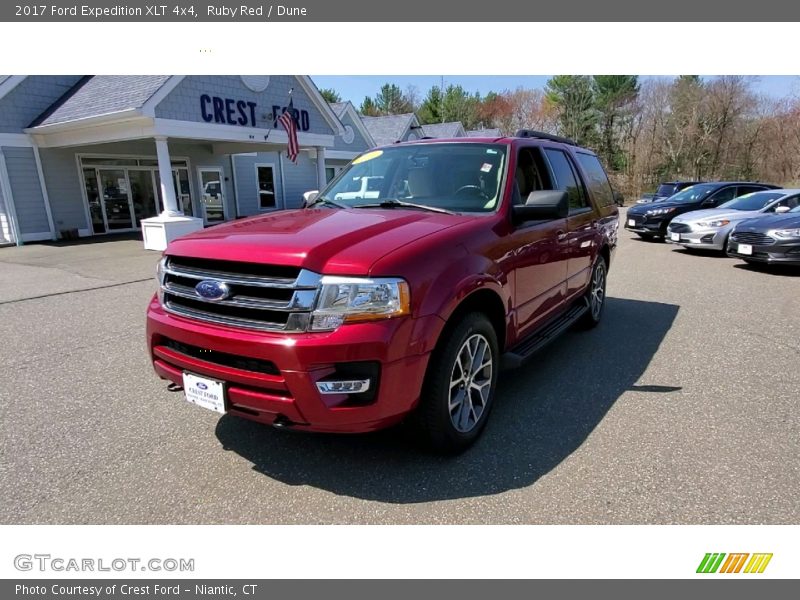 Ruby Red / Dune 2017 Ford Expedition XLT 4x4