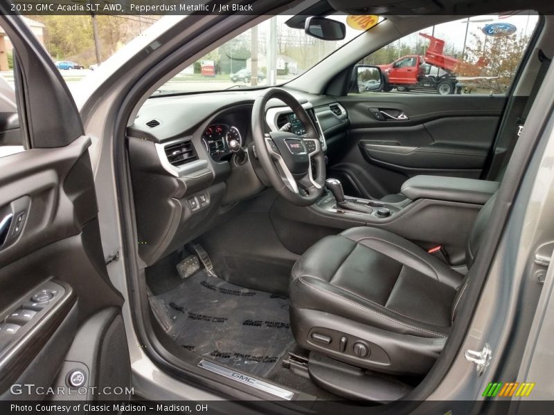 Pepperdust Metallic / Jet Black 2019 GMC Acadia SLT AWD