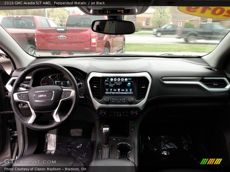Pepperdust Metallic / Jet Black 2019 GMC Acadia SLT AWD