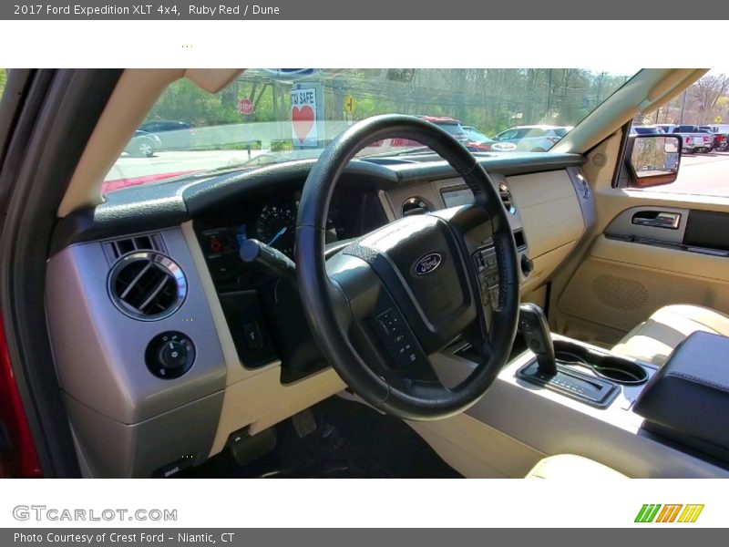Ruby Red / Dune 2017 Ford Expedition XLT 4x4