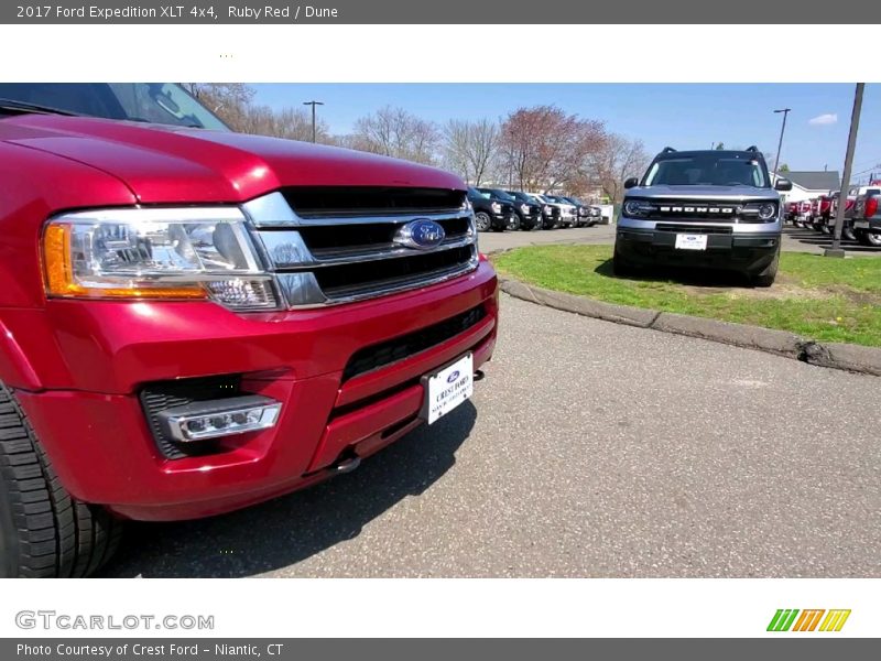 Ruby Red / Dune 2017 Ford Expedition XLT 4x4