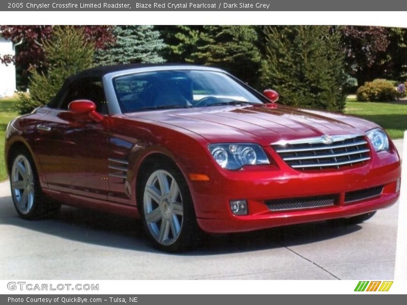 Blaze Red Crystal Pearlcoat / Dark Slate Grey 2005 Chrysler Crossfire Limited Roadster