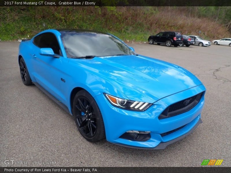 Grabber Blue / Ebony 2017 Ford Mustang GT Coupe