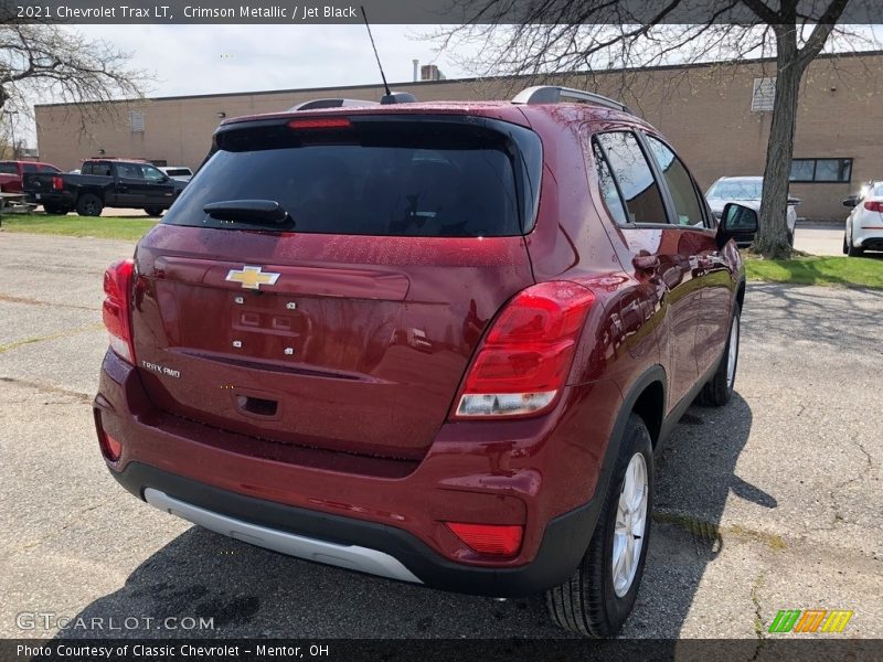 Crimson Metallic / Jet Black 2021 Chevrolet Trax LT