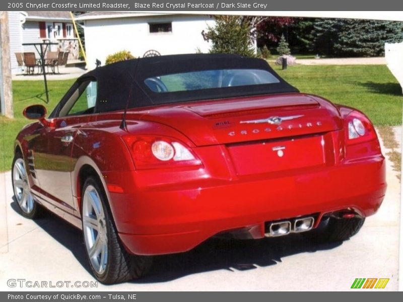 Blaze Red Crystal Pearlcoat / Dark Slate Grey 2005 Chrysler Crossfire Limited Roadster