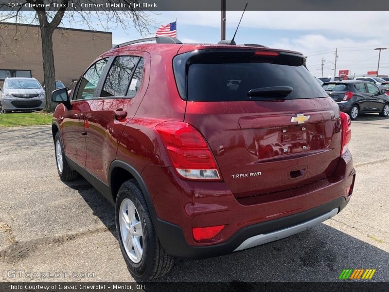 Crimson Metallic / Jet Black 2021 Chevrolet Trax LT