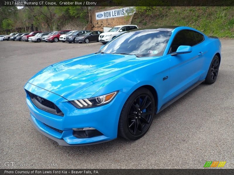 Grabber Blue / Ebony 2017 Ford Mustang GT Coupe