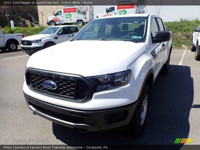 Oxford White / Ebony 2021 Ford Ranger XL SuperCrew 4x4