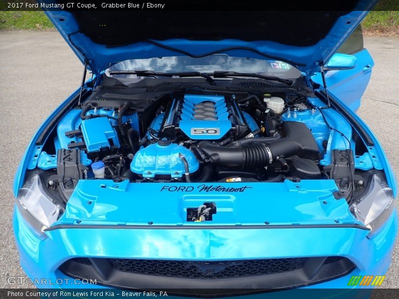 Grabber Blue / Ebony 2017 Ford Mustang GT Coupe