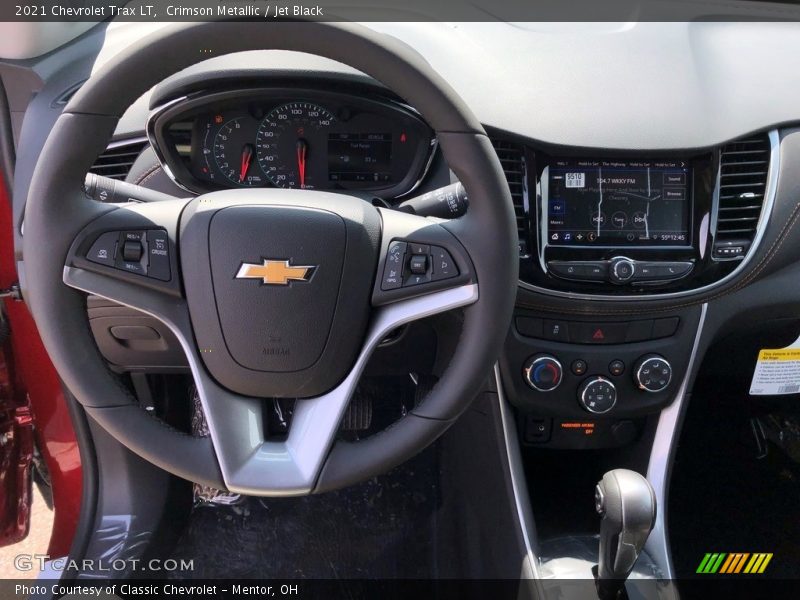 Crimson Metallic / Jet Black 2021 Chevrolet Trax LT