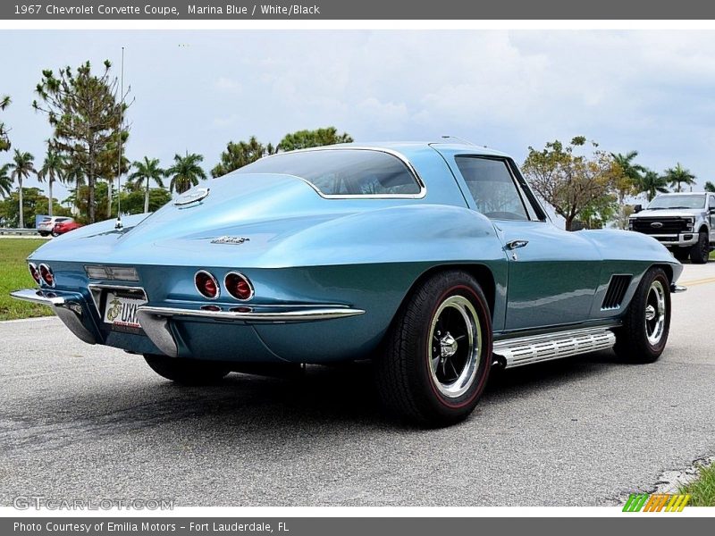 Marina Blue / White/Black 1967 Chevrolet Corvette Coupe