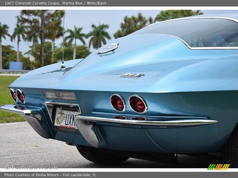 Marina Blue / White/Black 1967 Chevrolet Corvette Coupe