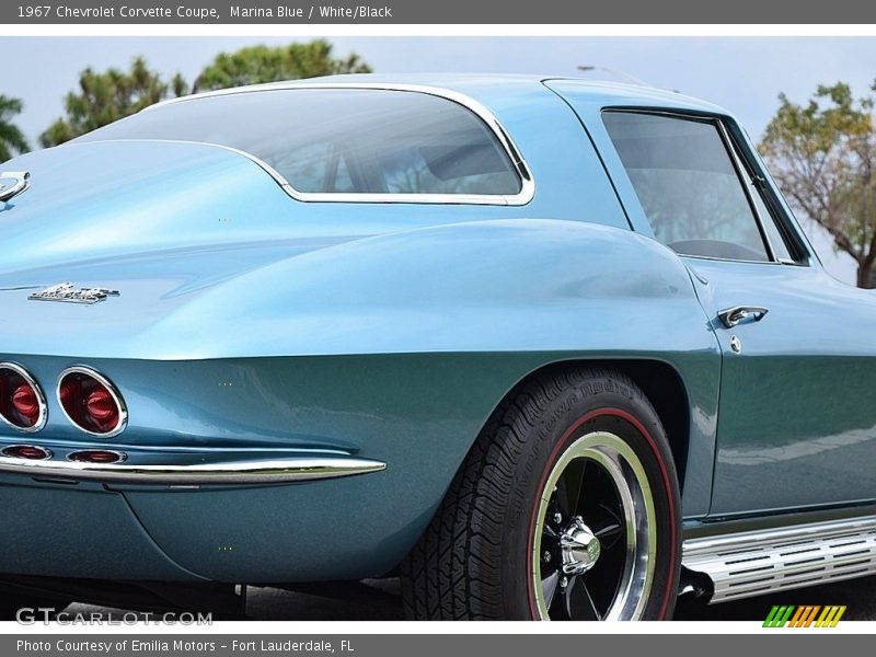 Marina Blue / White/Black 1967 Chevrolet Corvette Coupe