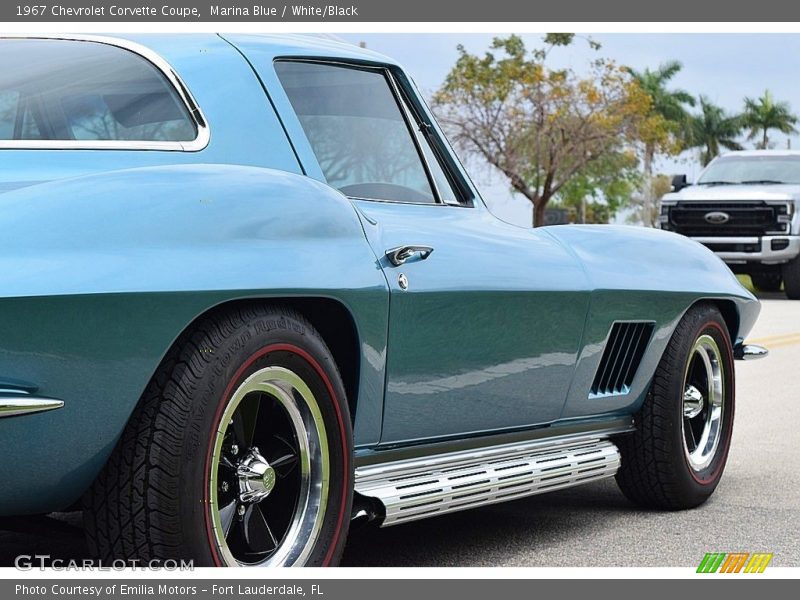 Marina Blue / White/Black 1967 Chevrolet Corvette Coupe