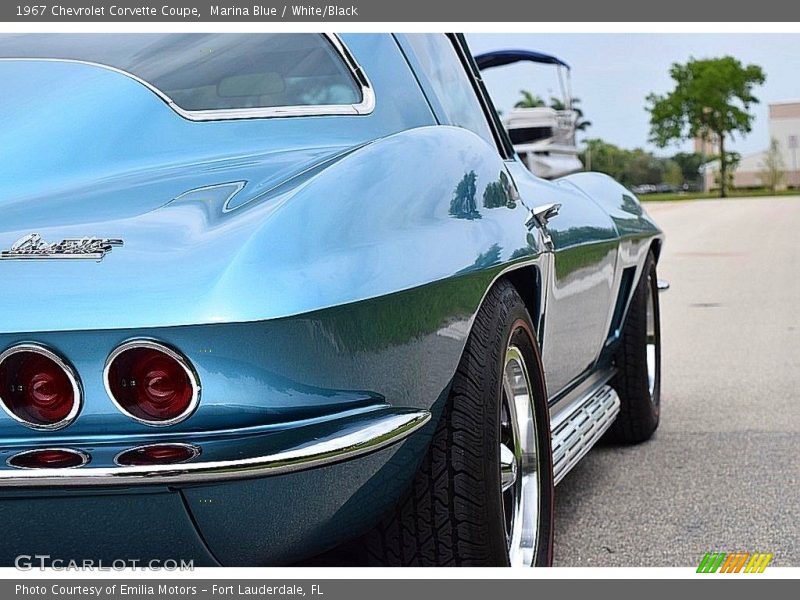 Marina Blue / White/Black 1967 Chevrolet Corvette Coupe