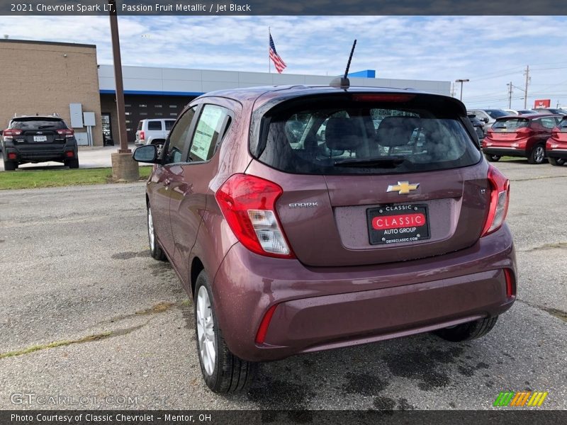 Passion Fruit Metallic / Jet Black 2021 Chevrolet Spark LT